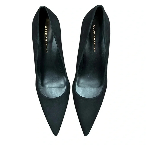 Good American Icon Suede Heels - Picture 3 of 11